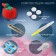Sewing set, 45 items, in PVC handbag, 7.5 × 7.5 × 16.5 cm, color mix