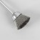 Brush - brush for cleaning mills, steel, silver color
