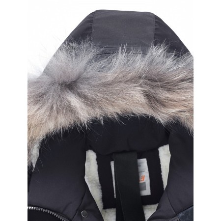 Winter park for a boy, height 146 cm, black color-3