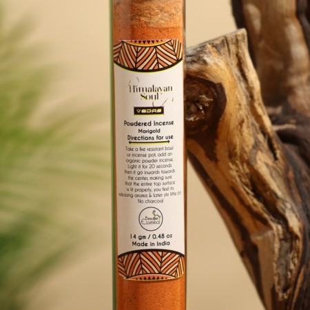 Herbal organic aromator (incense) 11 g, Marigold-2