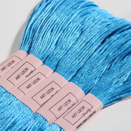 Muline threads, 8 ± 1 m, cornflower # 996-2