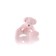 Gulliver soft toy Bear with a bow, pink color, 28 cm