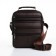 Male bag on lightning, long belt, brown color