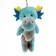 Soft toy "Dragon" on the suspension, 12 cm, blue color