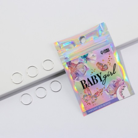 Hairpins Baby Girl piercing, 6 pcs.-1