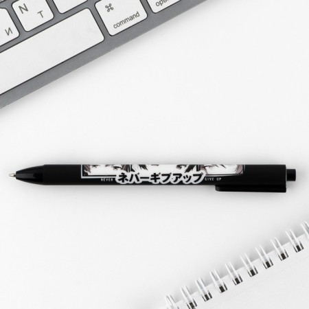Automatic matte ballpoint “Anime eyes”, 0.7 mm-2