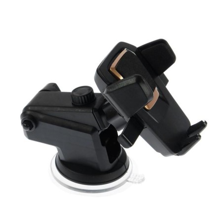 Phone holder on suction cup, sliding 6.5-10 cm, black-2