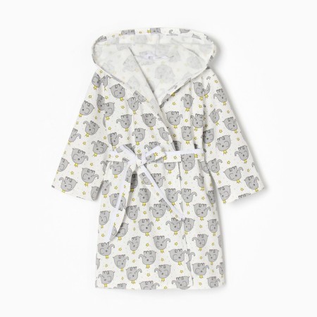 Babate Children's Council, white color/elephants, height 98 cm