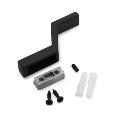 Furniture hook Cappio tranquility, one -rot, black color-7