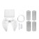 Angel carnival costume, make yourself, corset, ribbons, brooches, accessories