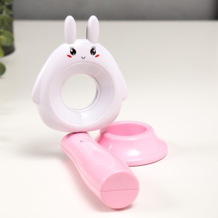 Table lamp with AKB 16219/1 16XLED 4W 3000/6000K USB pink 7.8x9.5x24 cm Risalux-4