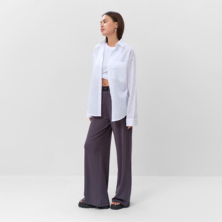 Female linen mist, size 44-46, white color-4
