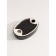 Savanna Bathroom Accessories set, 3 items (soap dish, soap dispenser 400 ml, glass), black color