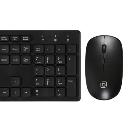 Keyboard + Mouse Rick 240m Claw: Black Mouse: Black USB Wireless Slim Multimedia (1091 103388-3