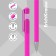 Gel pen Erichkrause G-Soft Stick Caribbean Sunset Node 0.38 mm, black ink, continuous line 500 m