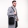 Male bag, black color