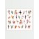 Slider - nail design "Delicate image", packing 6 pcs, multi -colored