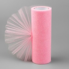 Fatin with glitter, 15 cm, 11 ± 1 g/sq.m, 9 ± 0.5 m, pink color No. 10