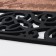 Rug The Hard Patriotic Dolyana "WelCome. Monogram ", 45 × 75 cm, black color
