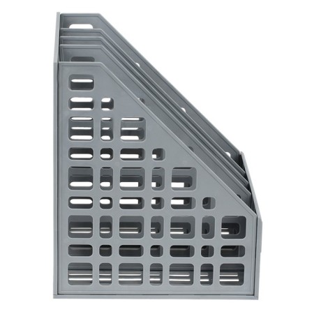 Capital, vertical, 4 compartments, gray-3