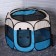 Animal aviary, tent, 8 walls, 70 x 40 cm, blue