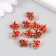 Button plastic for creativity "Maple leaf" set 10 pcs 1.2x1.4x0.7 cm