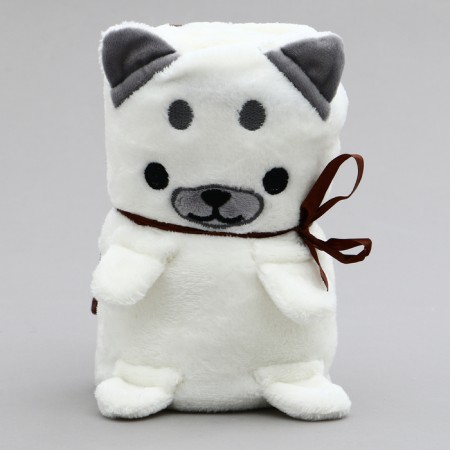 Soft toy-gun "dog", 20 cm, white color
