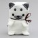 Soft toy-gun "dog", 20 cm, white color