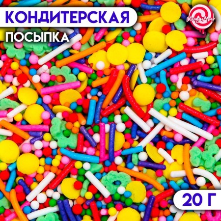 Confectionery Sprinking "Bright accent", 20 g