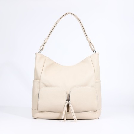 Board of lightning, 3 external pockets, beige color