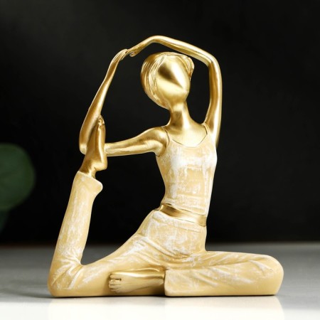 Figure Polystone "Yogin" 12.5*4*14 cm-6