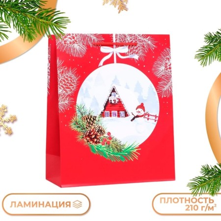 Gift package "Gifts drove up", 26 x 32 x 12 cm