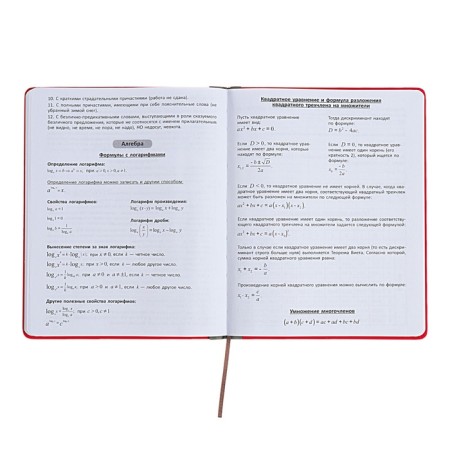 Universal diary for grades 1-11 Excellence, solid cover of artificial leather, silkography, lies, 48 ​​sheets, pink-12