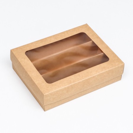 Box for Makarun, with a lodge, craft 21 x 16.5 x 5.5 cm-1