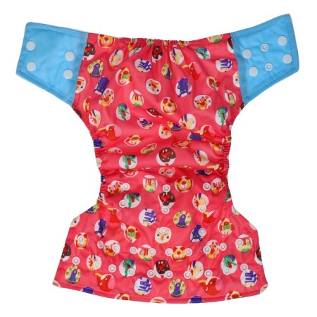 Reusable diaper "Funny animals"-5