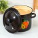 Cylindrical pan, 7 l, induction, dree mix, brown color