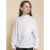 Blouse for girls, height 122 cm, white color