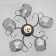 ASTA chandelier 5he27 40W black and gold 50x50x27 cm Bayerlux