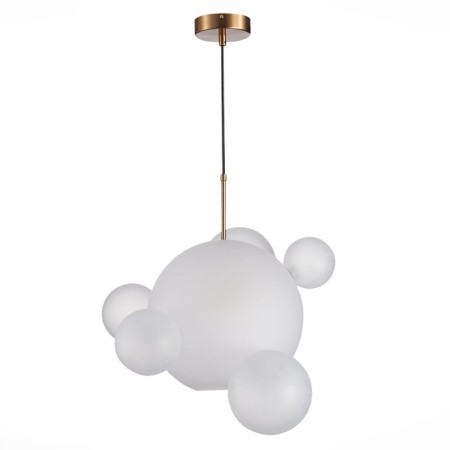 Suspension lamp ST LUCE. SL1133.513.01. Bopone. 1x60 W, E27, 52x52x55 cm, brass color