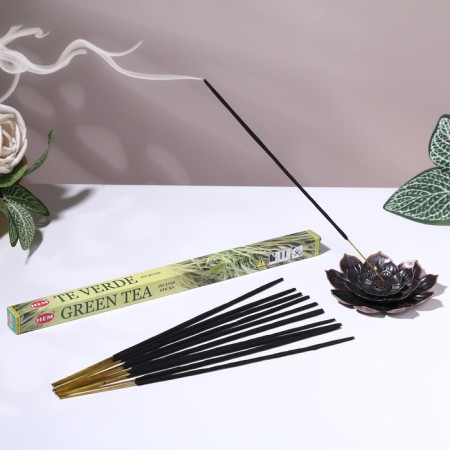 Incense hem "Green Tea. Green Tea", 8 sticks in packaging, four -grade