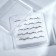 Piercing in the nose “Ring and rhinestones”, D = 8 mm, set 20 pcs., White in ferrous metal
