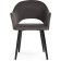 STULL OF A METALLARCAS APRA Metal/velor, black/graphite 57x57x81 cm