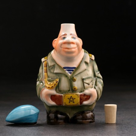 Porcelain Set: Snar "Dembel Airborne Forces", 0.5 l + 3 glasses, sleeve-10