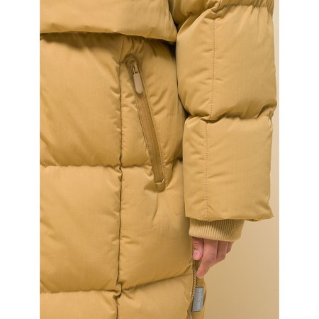 Coat for girls, height 134 cm, beige color-14