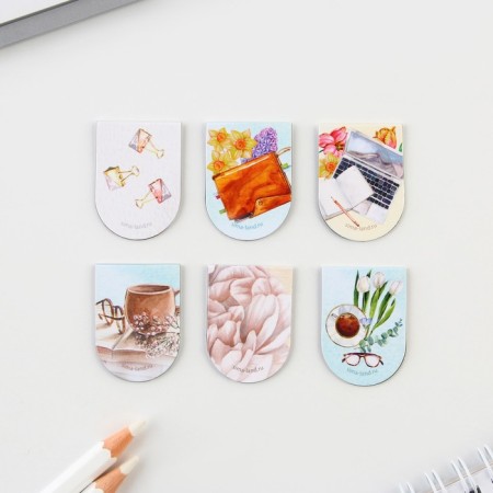 Magnetic bookmarks on the substrate "You are the best teacher", 6 pcs.-3