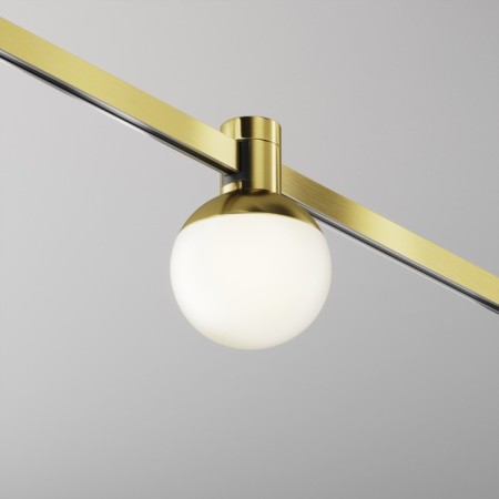 Technical TR149-1-5W3K-BS LUNA, 75x75x109 mm track lamp, LED, 5W, 300LM, 3000K, brass color-2