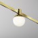 Technical TR149-1-5W3K-BS LUNA, 75x75x109 mm track lamp, LED, 5W, 300LM, 3000K, brass color