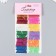 Glitter for creativity "Powder Neon" set 24 packages 1 package 2 g 24.5x13 cm