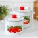 Set of pan "Sadovaya strawberries", 2 items: 3.5 l, 5.5 l, enameled covers, induction