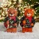 Christmas decoration "Bear with a balalaika" 15 cm, mix